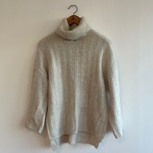 Cozy Beige Turtleneck Sweater